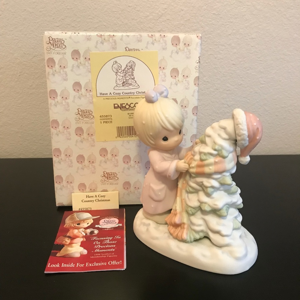 🎄Precious Moments - Have a Cozy Country Christmas - #455873 1998